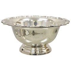 Vintage Towle Silver Plated Victorian Style Punch Bowl (bol à punch)