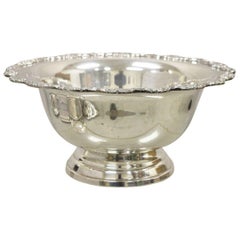 Vintage Towle Silver Plated Victorian Style Punch Bowl