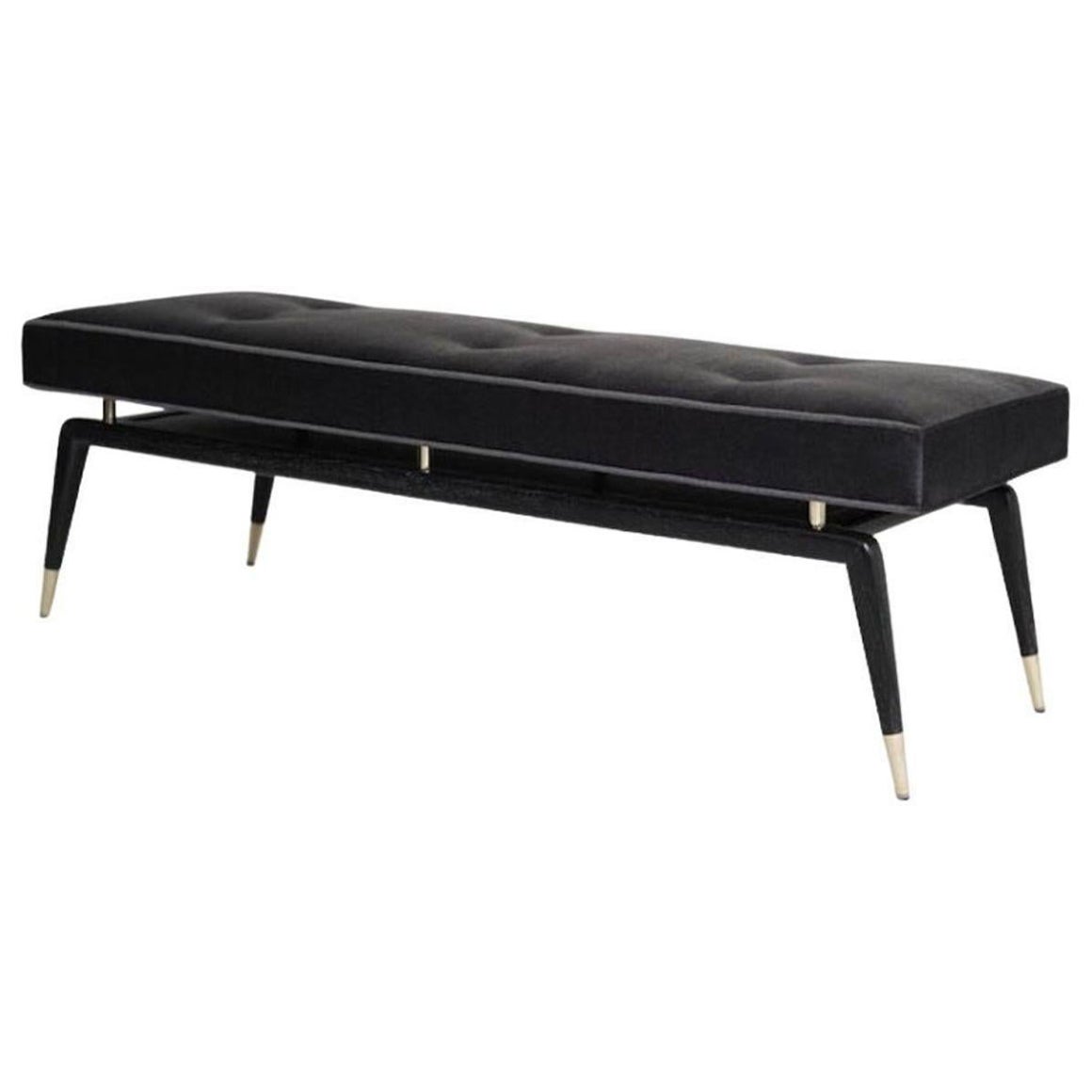 Gio Bench in Black Ceruse by Stamford Modern For Sale