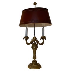 Antique Magnificent lamps in gilt bronze louis XVI  style