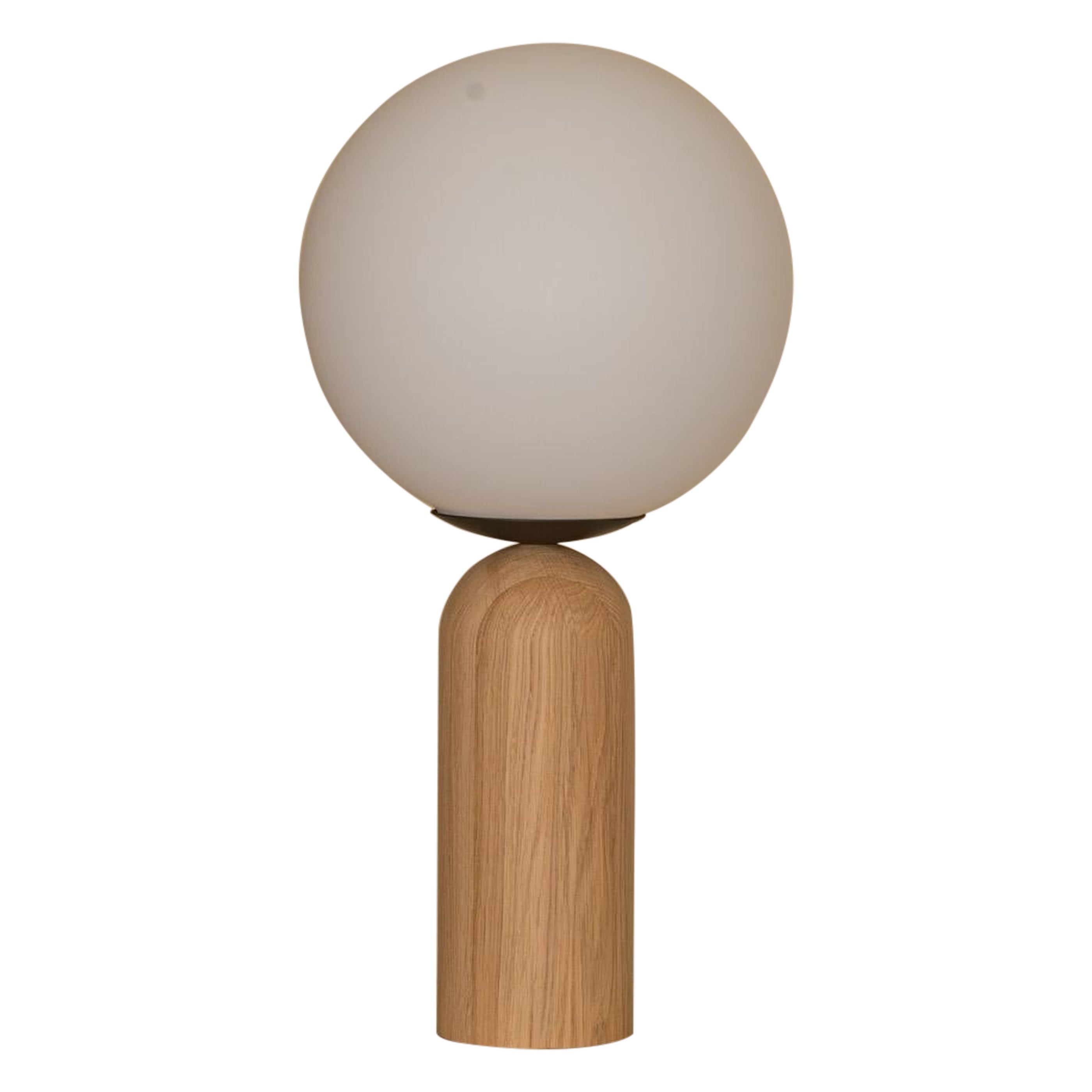 Oak and Steel Atlas Table Lamp by Simone & Marcel For Sale