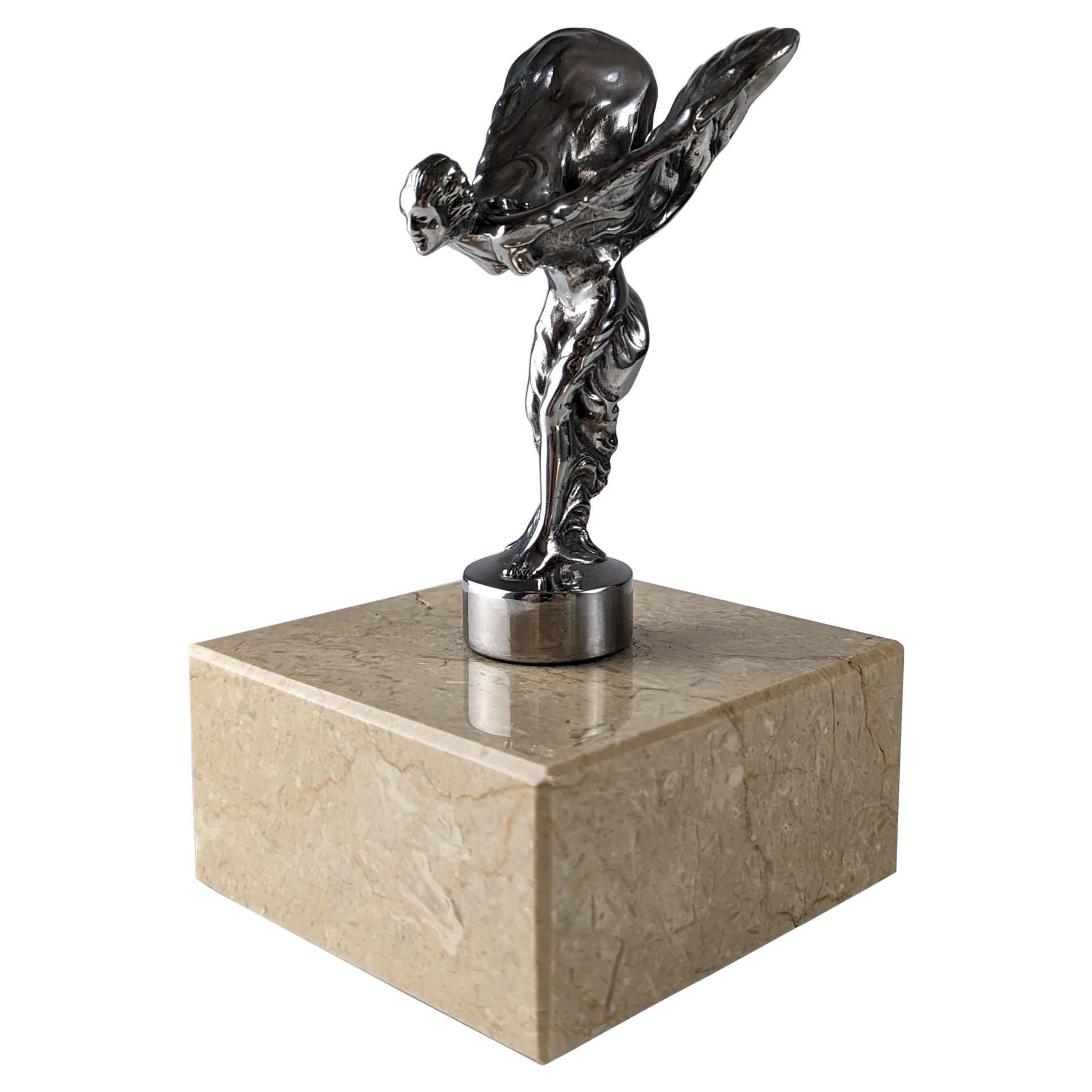 Sculpture The Spirit of Ecstasy by Charles Sykes for Rolls-Royce 1960s