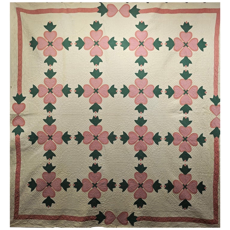 Antique Quilt frame with sets of Stretchers