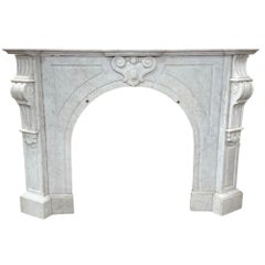 Antique French Marble Mantel