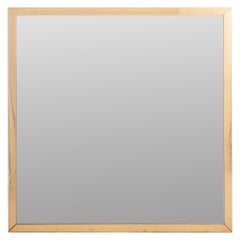 Modern Gold-Toned Metal Mirror