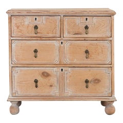 Pine Chest of Drawers with Applied Moldings, English 1860s