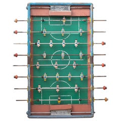 Mexican Foosball Table Top with Metal Players, C 1940s-Wall Decoration