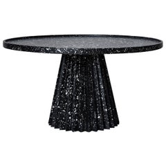 Coffee Table - FLUTE TABLE - BLACK/WHITE