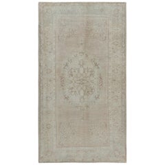 Tapis turc vintage d'Oushak - 3'4 X 6'2