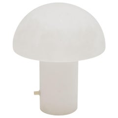 Vintage Italian Glass Mushroom Lamp