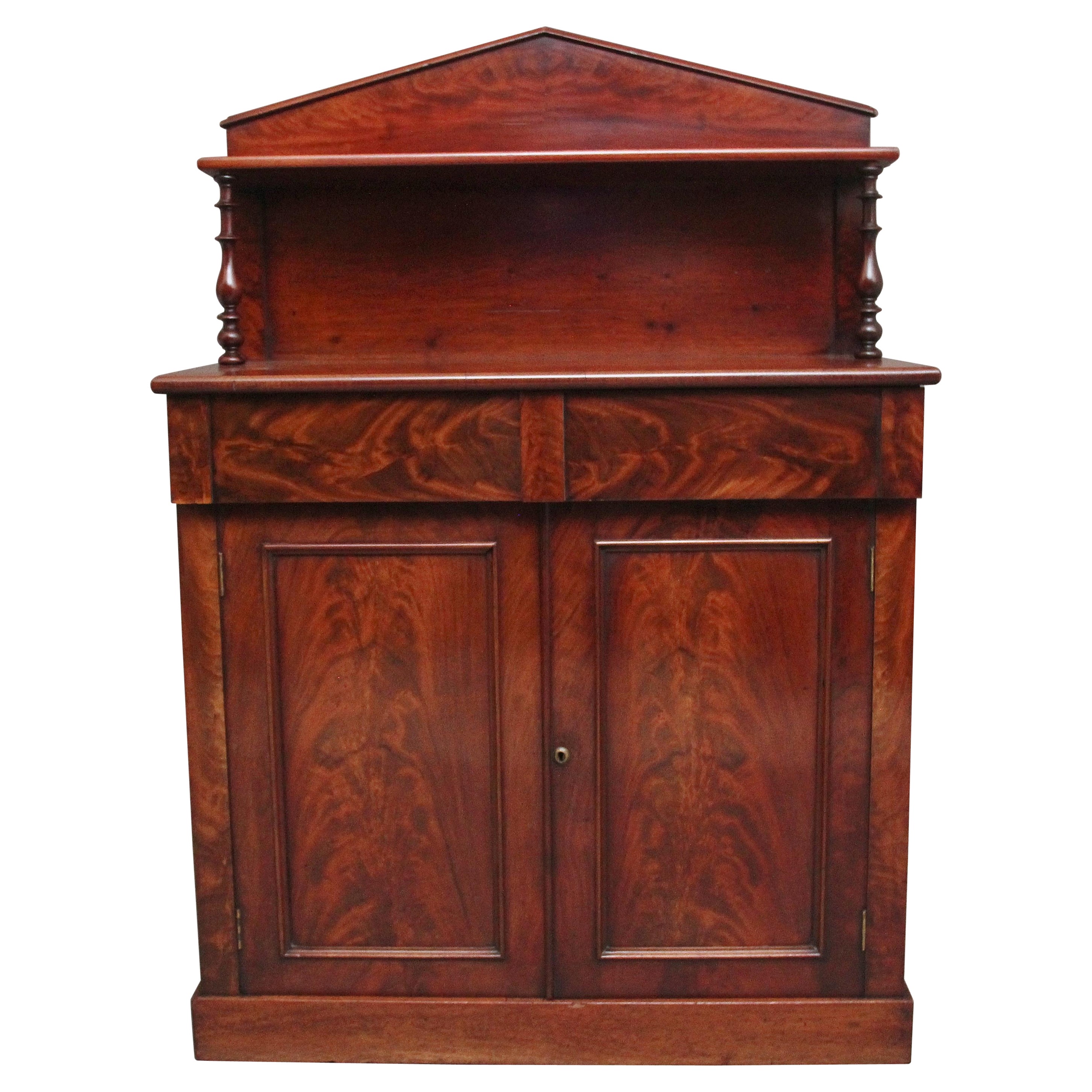 19th Century mahogany side cabinet For Sale