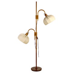 Verstellbare Stehlampe aus Teakholz von Domus, Dänemark, 1970er Jahre