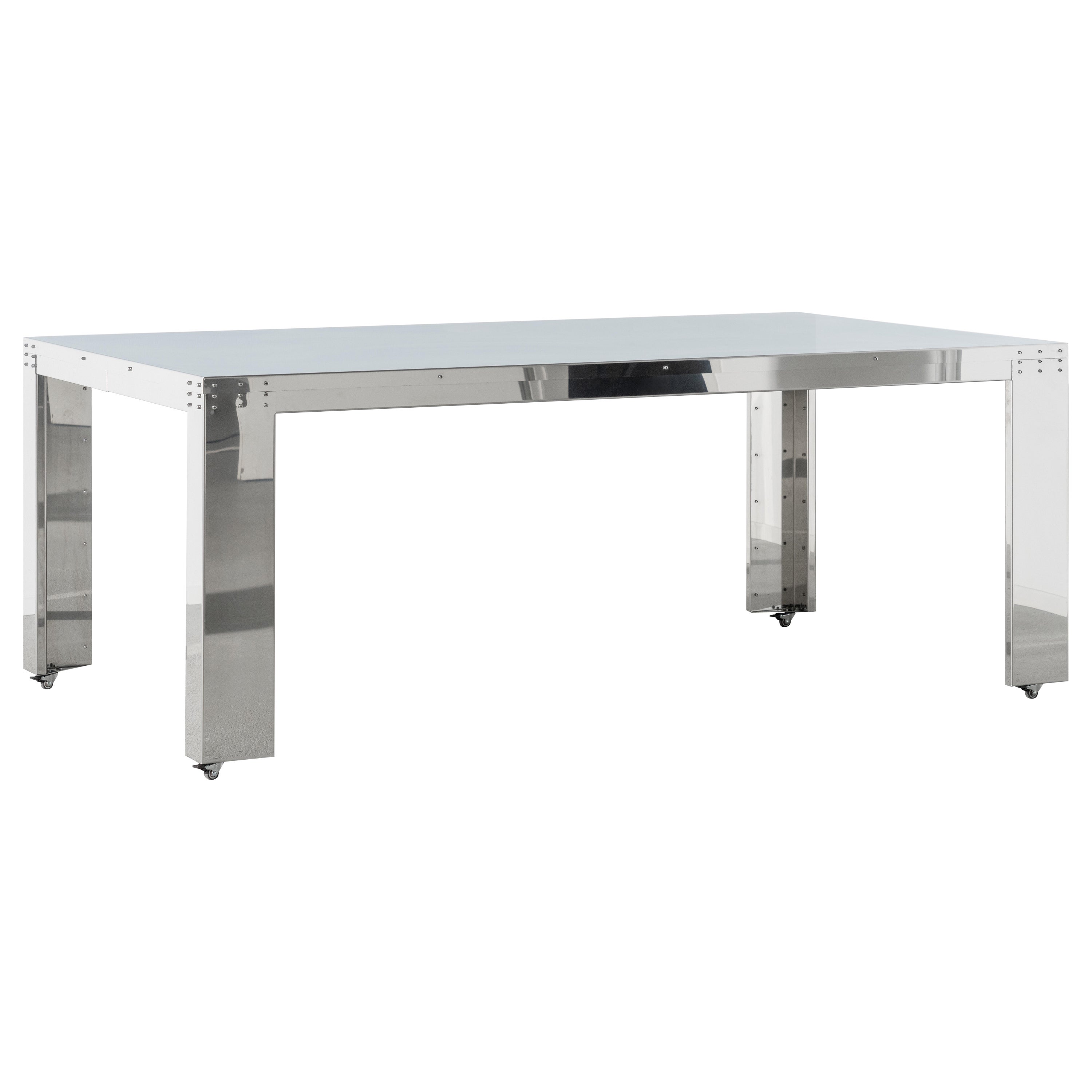 NMBC dining and work stainless steel table