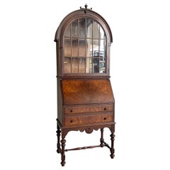 Vintage Secretary Desk With Removable Hutch by Mechanics Furniture
