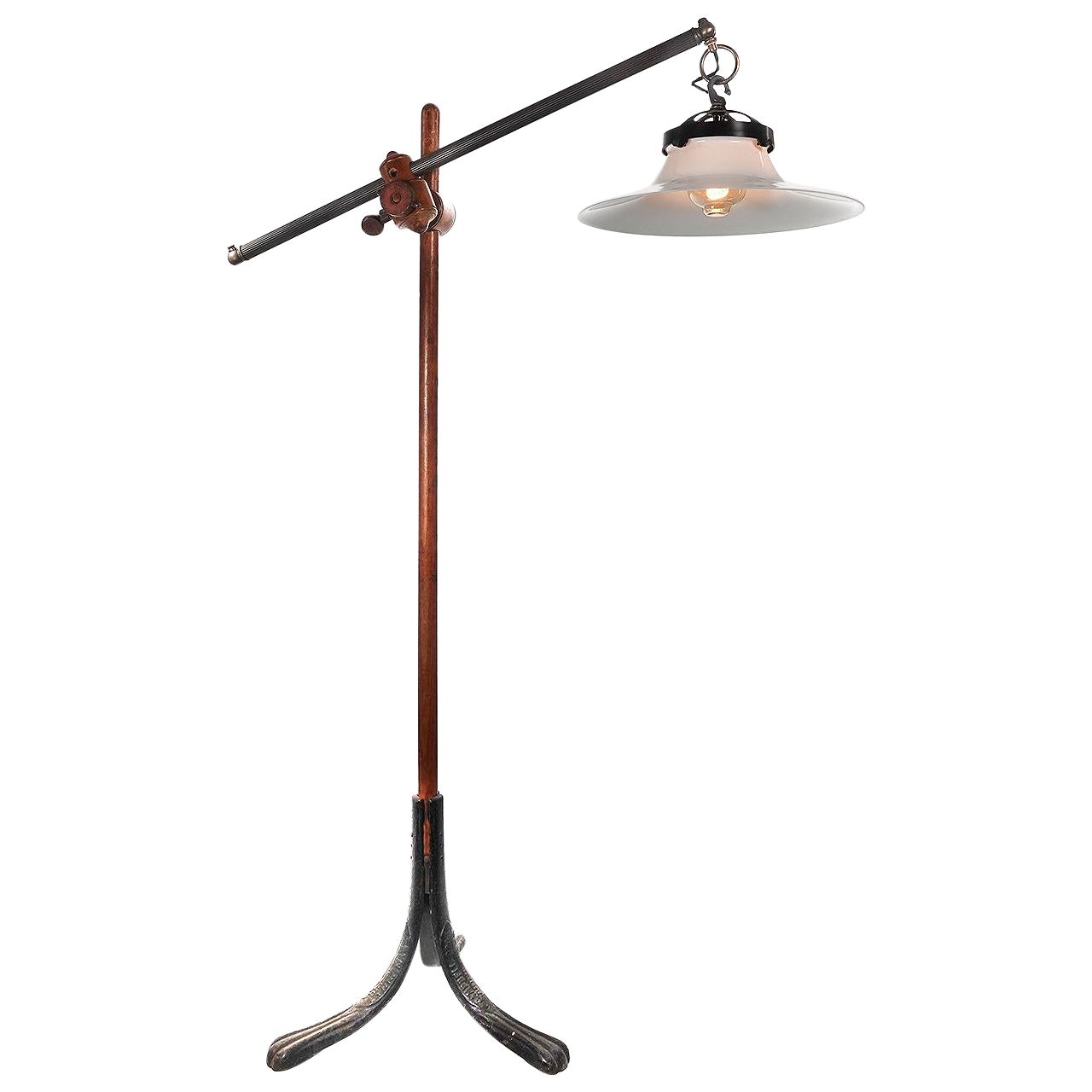 1800s X-Ray Stand Floor Lamp For Sale