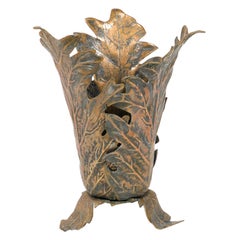 Portaombrelli in bronzo attribuito a François Xavier & Claude Lalanne, Francia anni '70