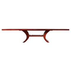 Dakota Jackson Epoch Mahogany Dining Table with Leaves