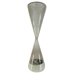 Venini Murano glass incolor hourglass circa 1950