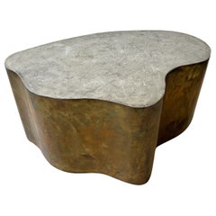 Silas Seandel (B 1937) Bronzeforms Cocktail Table Circa 1960's