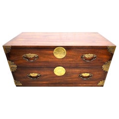 HENREDON Campaign Chest Asian Japanese Tansu End of Bed TV Table Bench