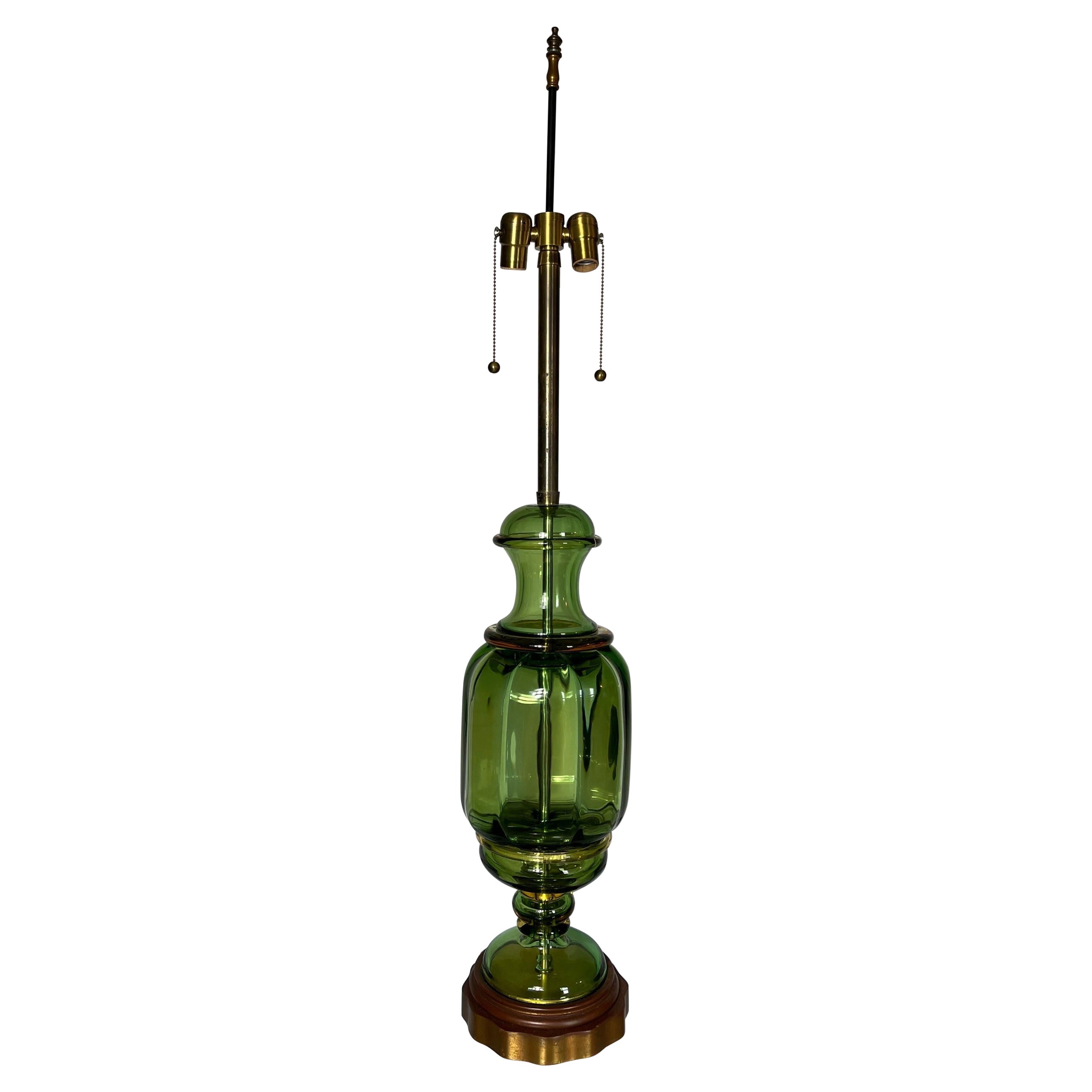 Murano Glass Lamp by Seguso for Marbro