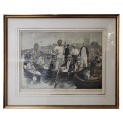 At Henley Regatta: Engraving