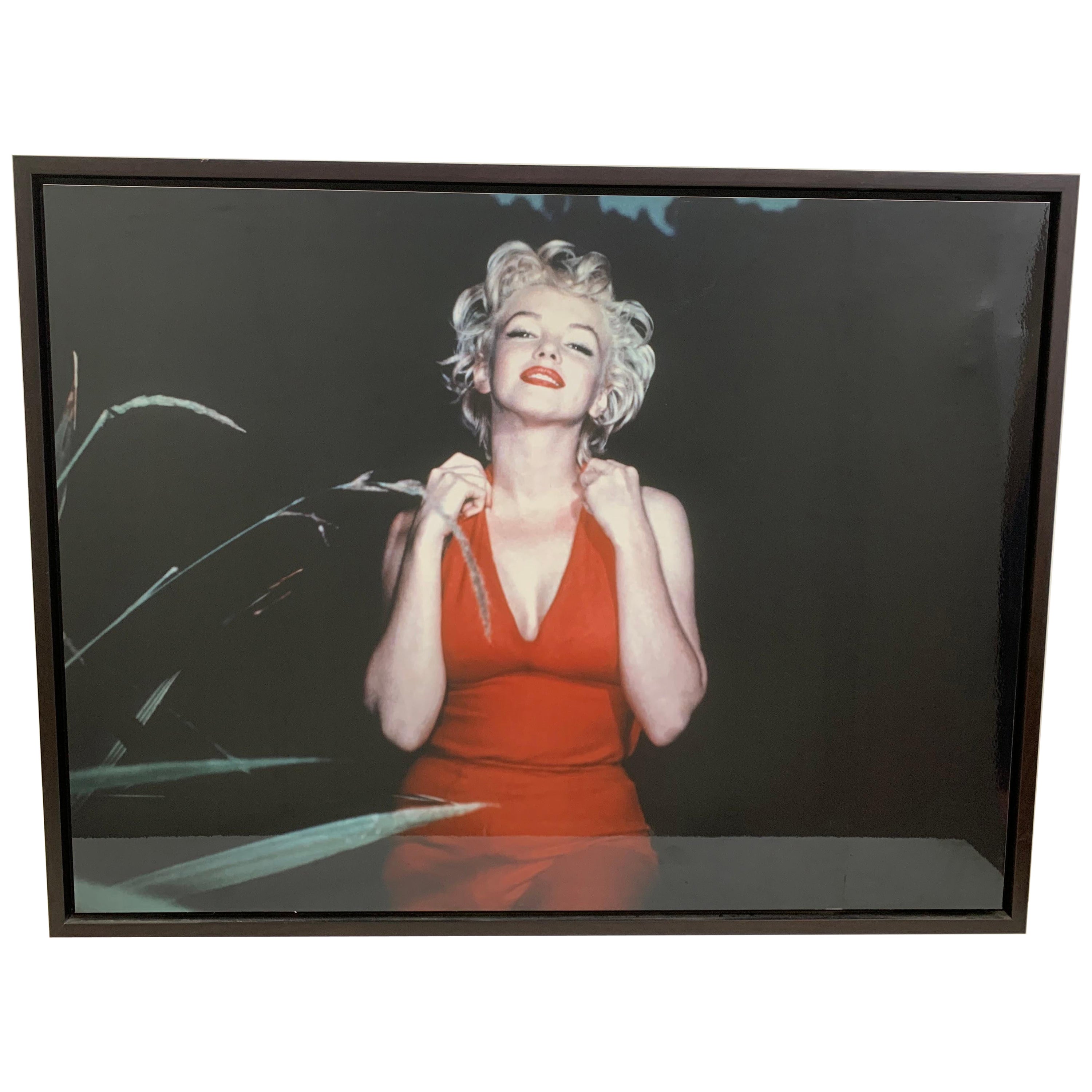 Marilyn Monroe Framed Print by Baron with Lumas - Certificate of Authenticity  For Sale