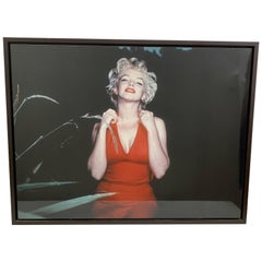 Impression encadrée Marilyn Monroe par Baron avec Lumas - Certificat d'authenticité 