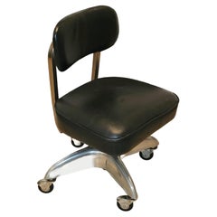 Rare fauteuil de bureau de débardeur Curtis - années 1950