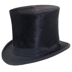 Antique Silk top hat in original case