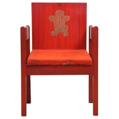 Vintage An Investiture “Red” Chair