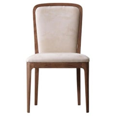 Domino Beige Dining Chair (Wood sample)