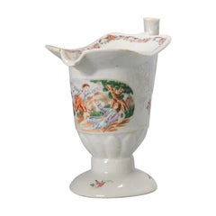 Chinese Porcelain "George Brander Murder" Milk Jug Chine De Commande, 18th C