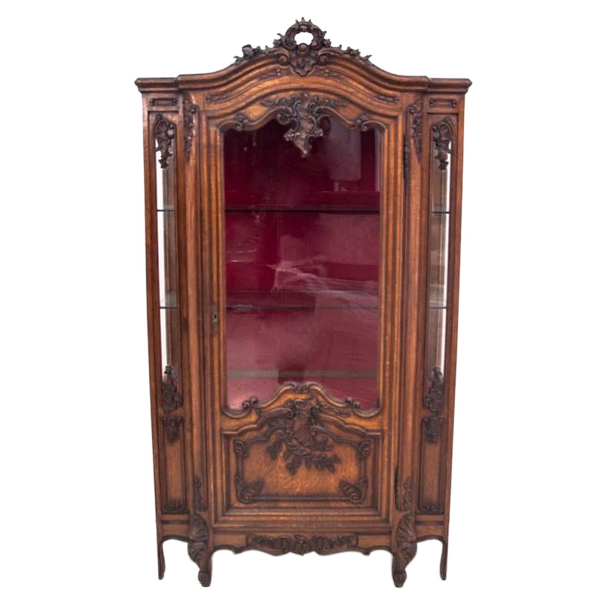 Showcase, France, circa 1920. For Sale