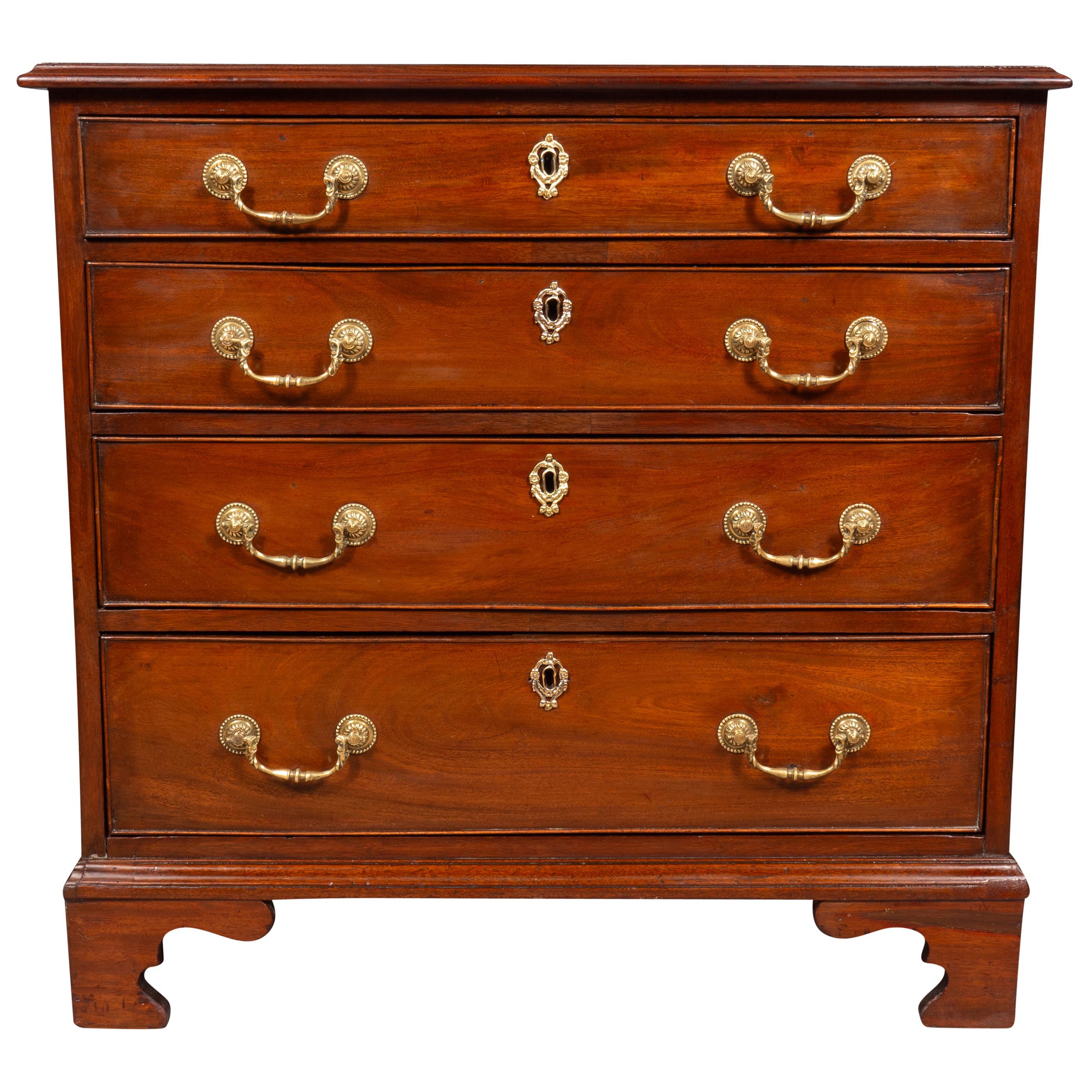 George III Mahogany Bachelors Chest