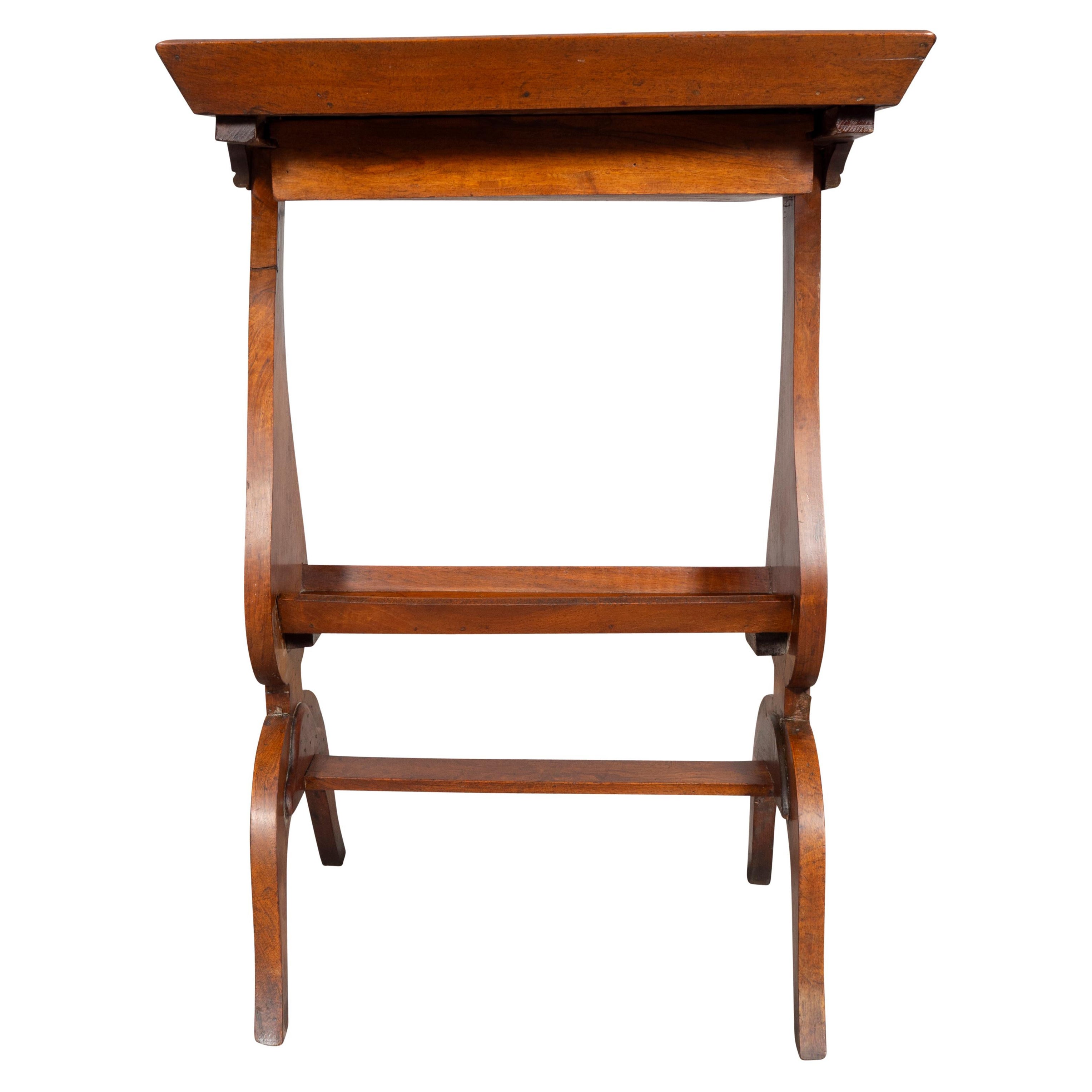 Directoire Walnut Tricoteuse Table