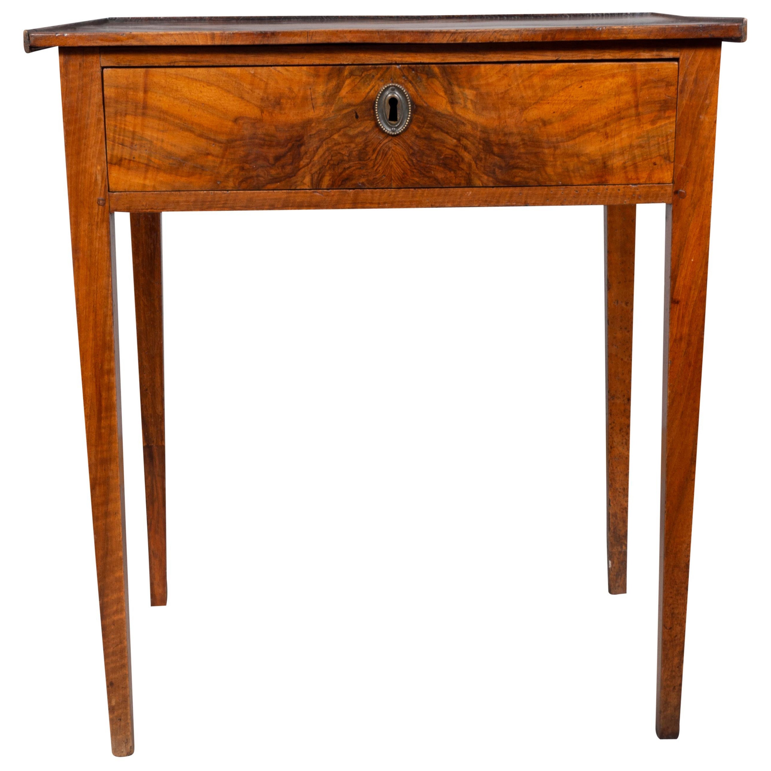 Directoire Provincial Walnut Table For Sale