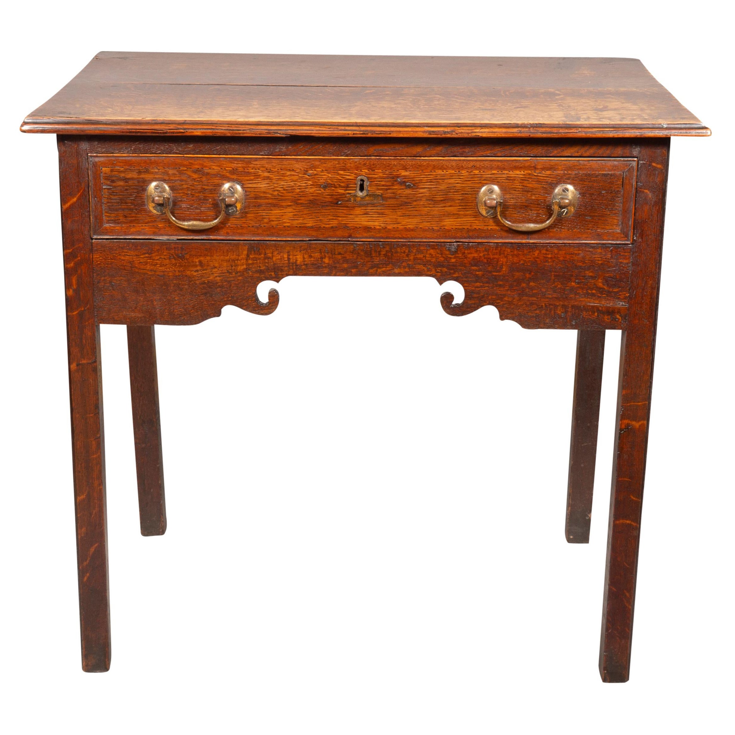 George III Oak Tavern Table For Sale