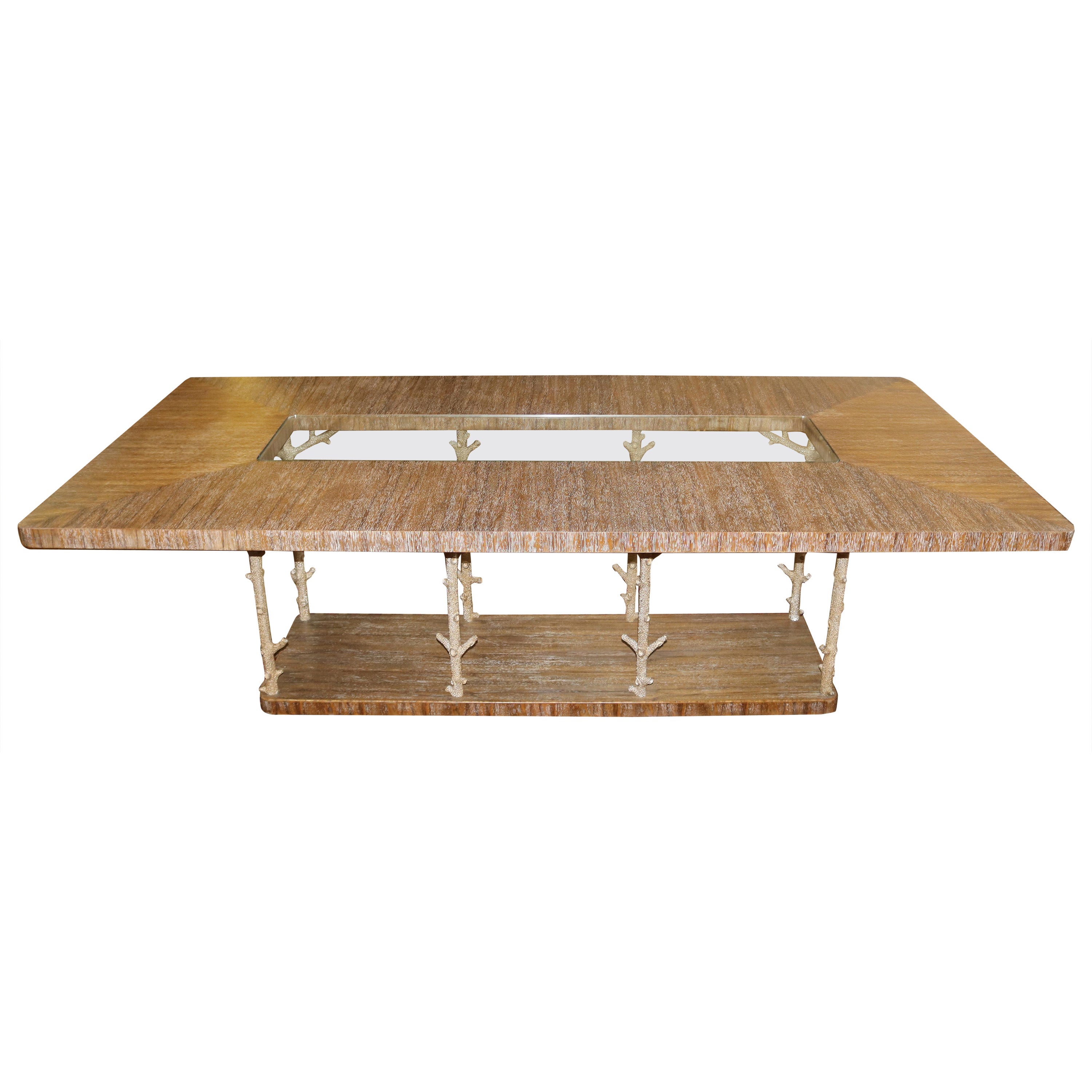 Incredible Theodore Alexander Wynwood II Tree Style Conference Dining Table For Sale