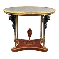 A Louis XVI Style Centre Table After The Fontainebleau Model 