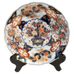 Circa 1860 Scalloped Imari Plate