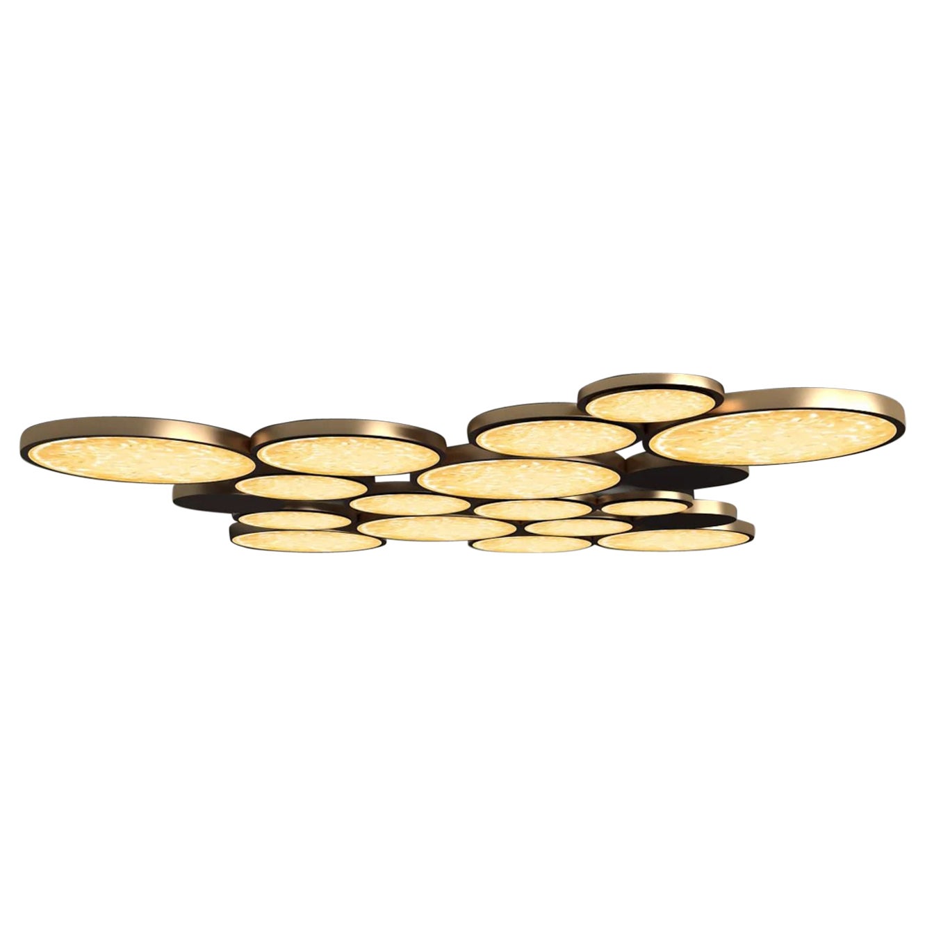 Circles Flush Mount by Dainte For Sale