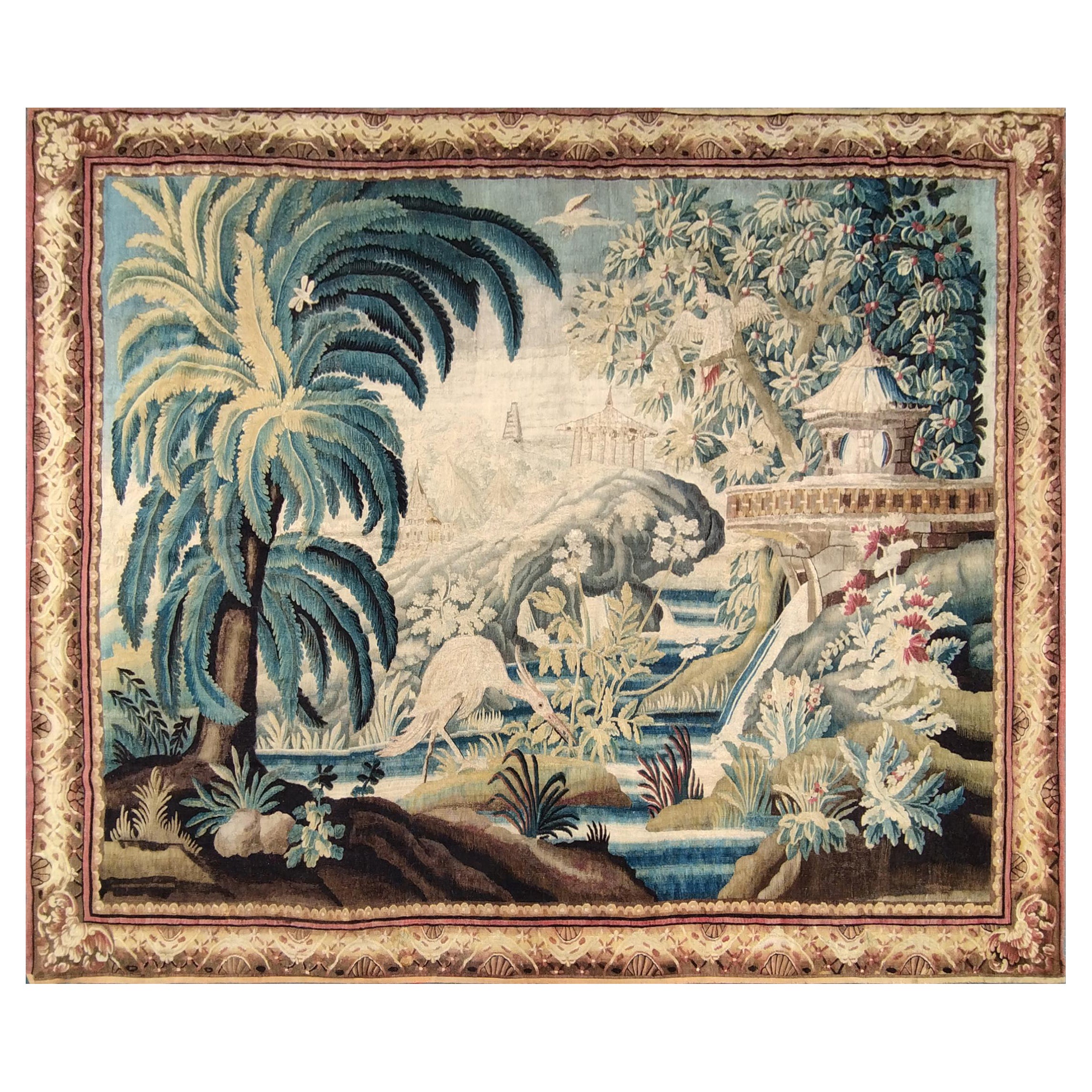 18th century Aubusson tapestry - N°1235