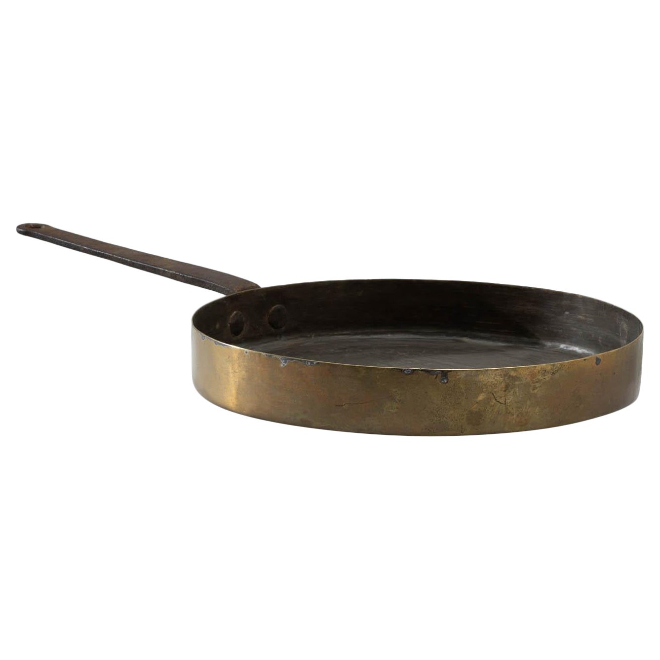 Antique French Brass Pan