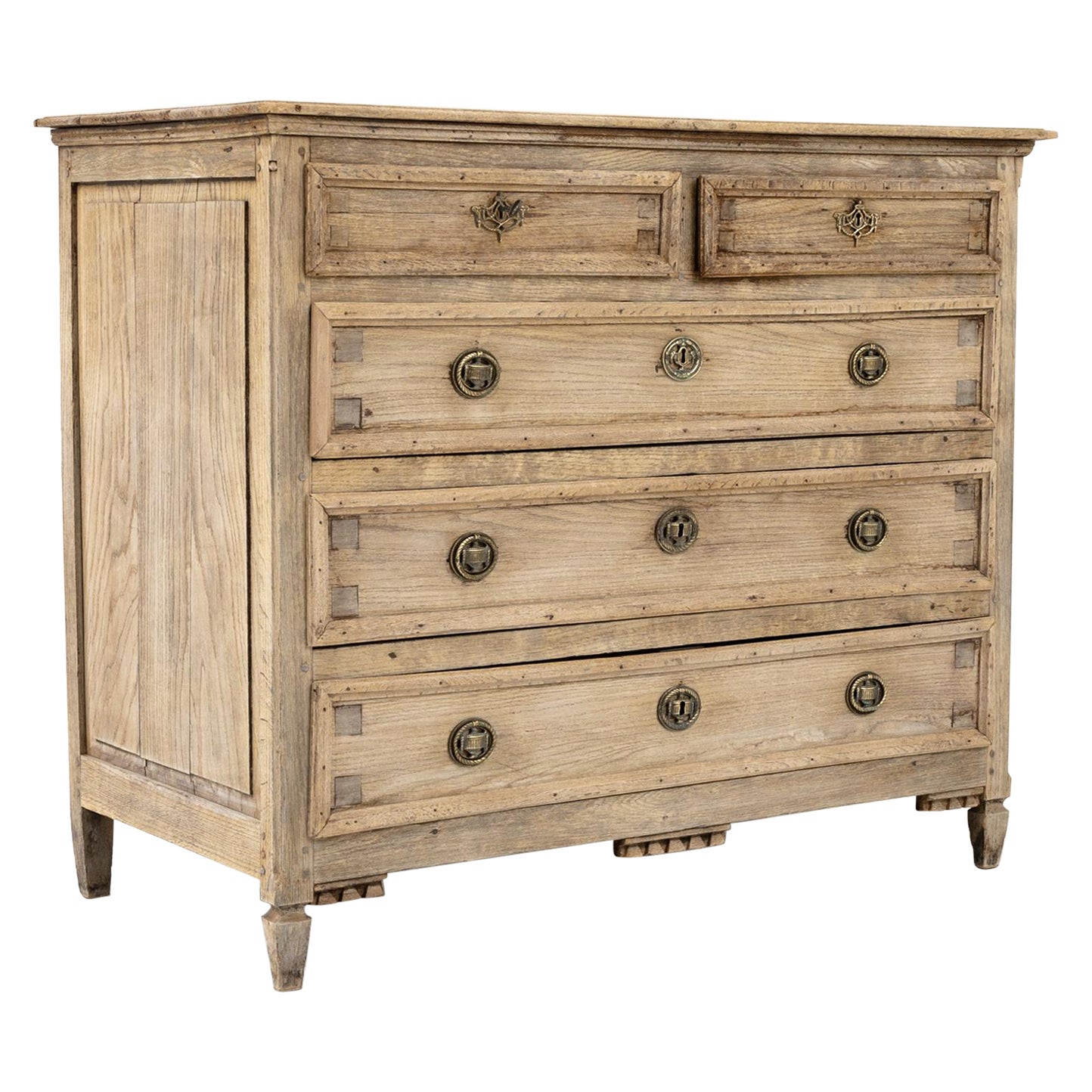 19th Century French Oak Drawer Chest
