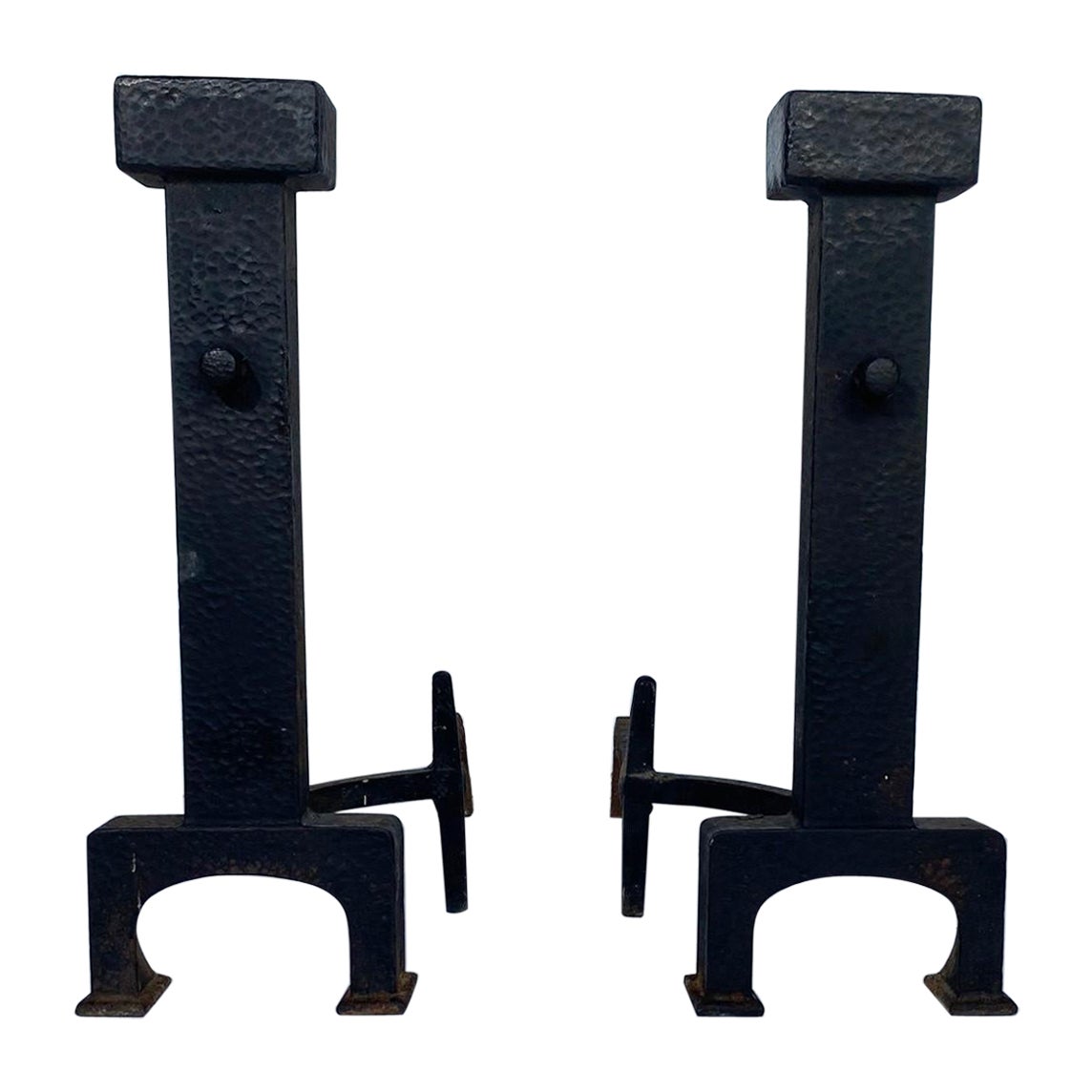 Arts & Crafts Andirons Set of 2