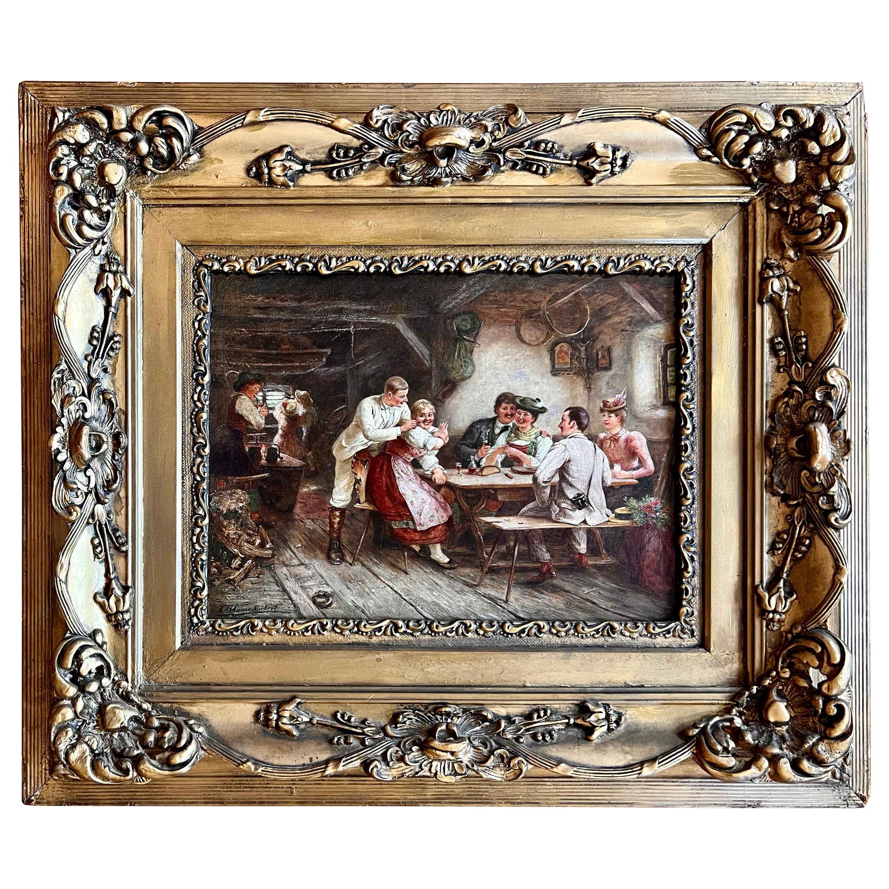 "Playful Moments" by Ludwig Blume-Siebert For Sale
