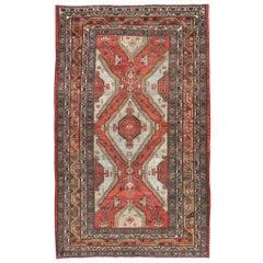 Early 20th Century Handmade Persian Malayer Accent Rug