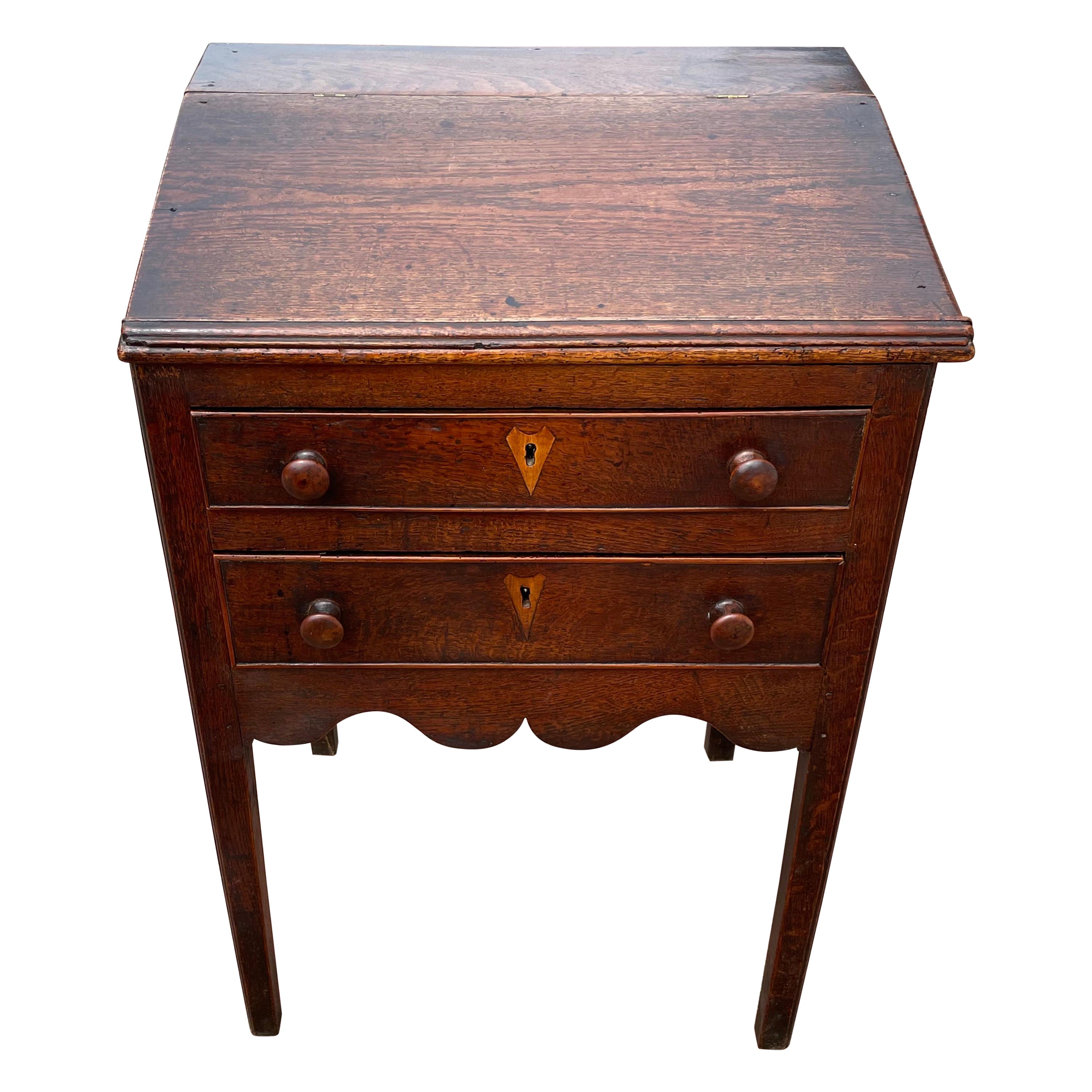 19th Century Oak School Desk or Lectern