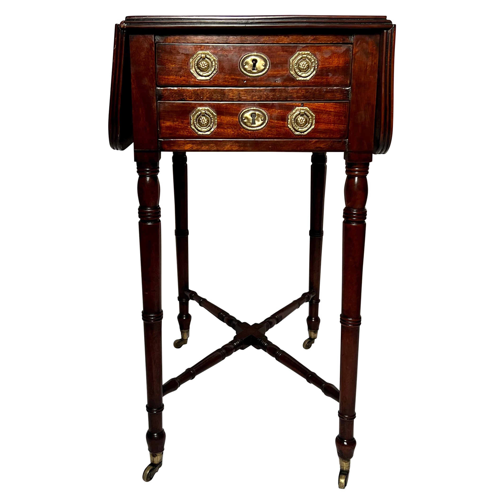 Antique English William IV Pembroke Table For Sale